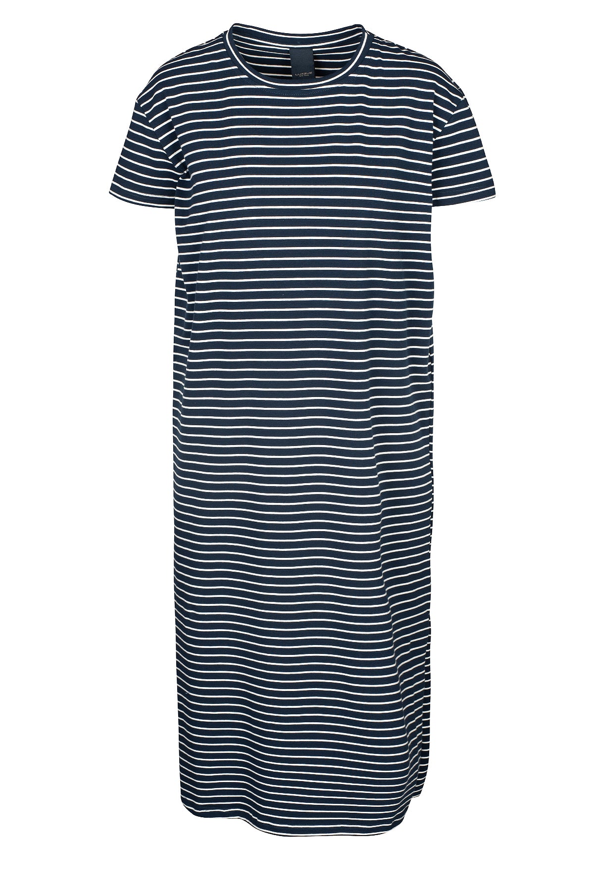 LUXZUZ // ONE TWO Aimastripe Dress Dress 575 Navy Blue