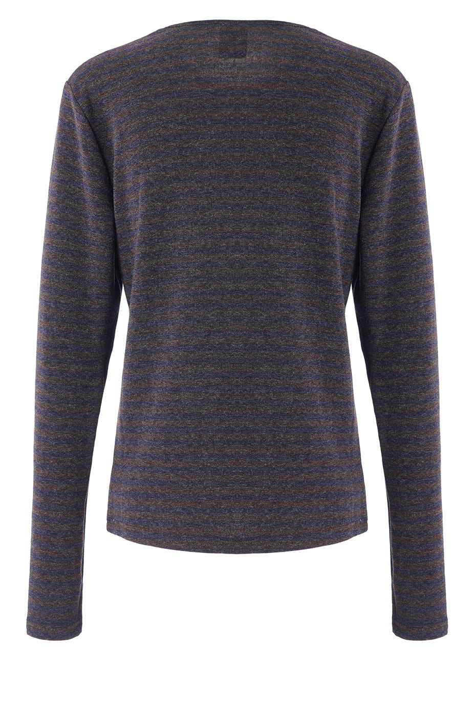 LUXZUZ // ONE TWO Amazig Stripe T-shirt T-Shirt 793 Chocolate Plum