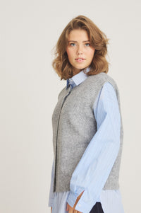 Bit Knit – Hellgrau meliert