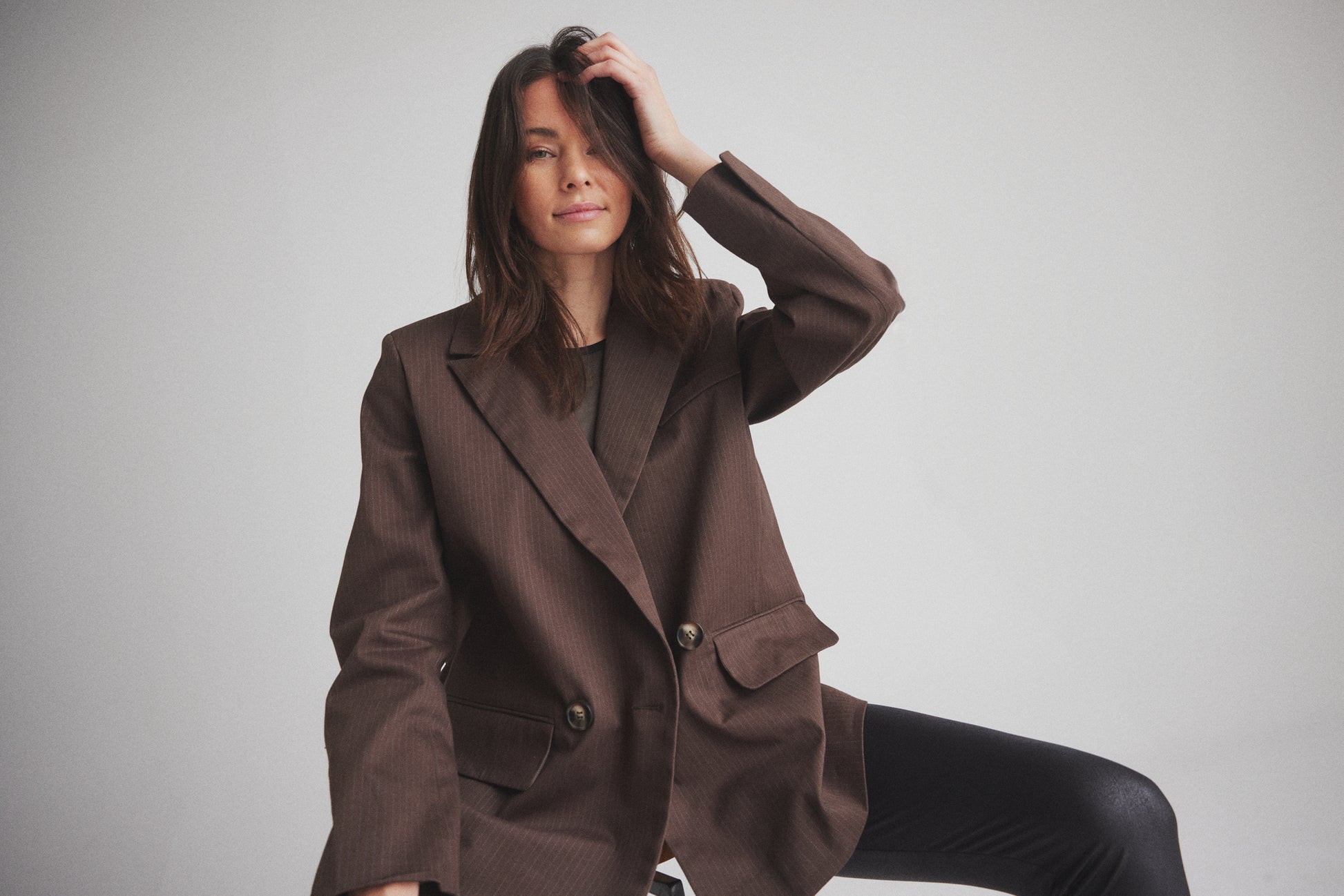 LUXZUZ // ONE TWO Boeline Jacket Jacket 699 Chocolate Brown