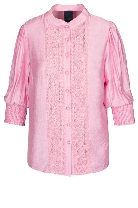 LUXZUZ // ONE TWO Cecillia Shirt Shirt 314 Rose Shadow