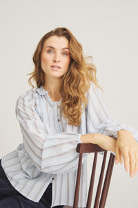 Chalina Shirt - Blauer Nebel