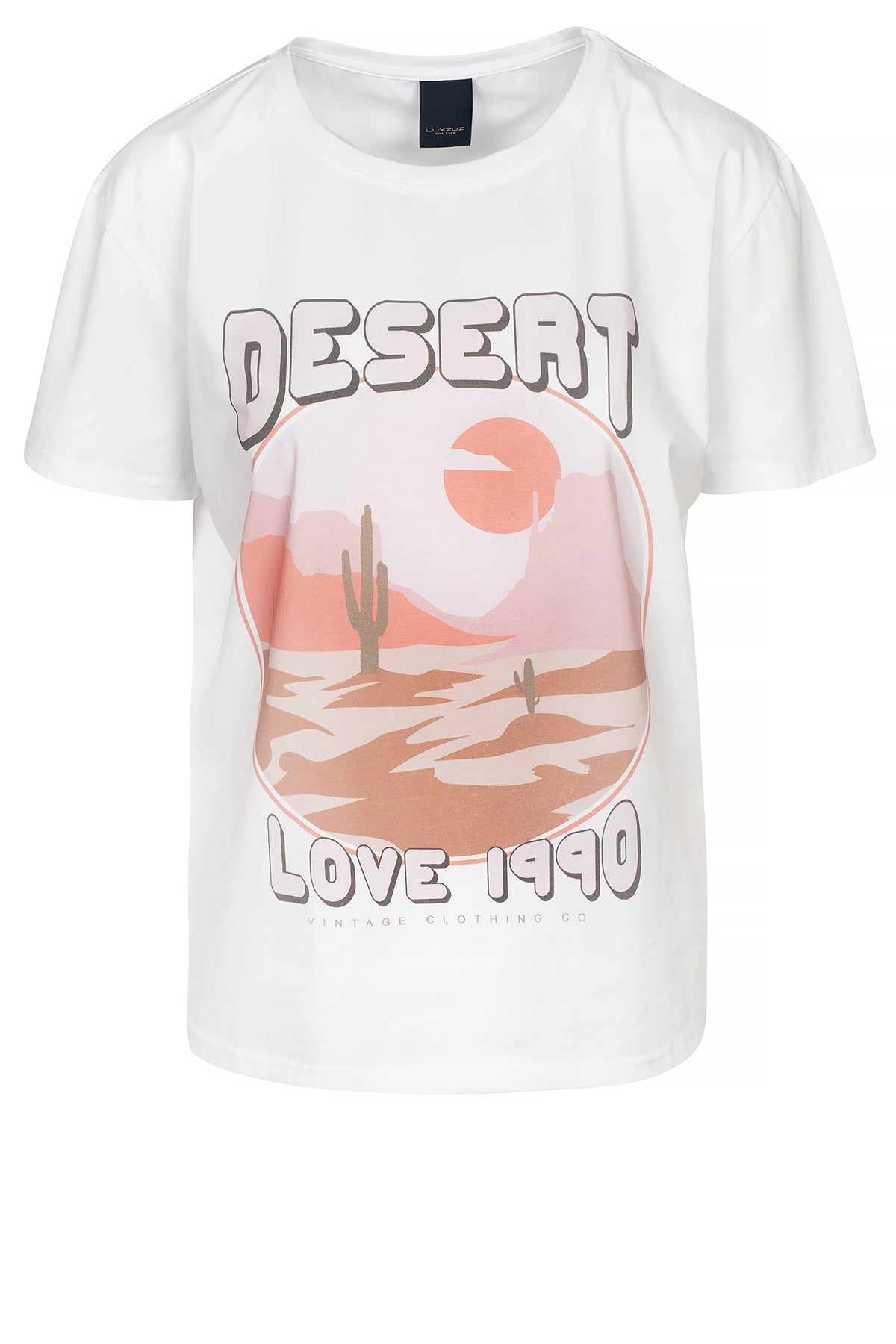 LUXZUZ // ONE TWO Desert Love T-shirt T-Shirt 901 White