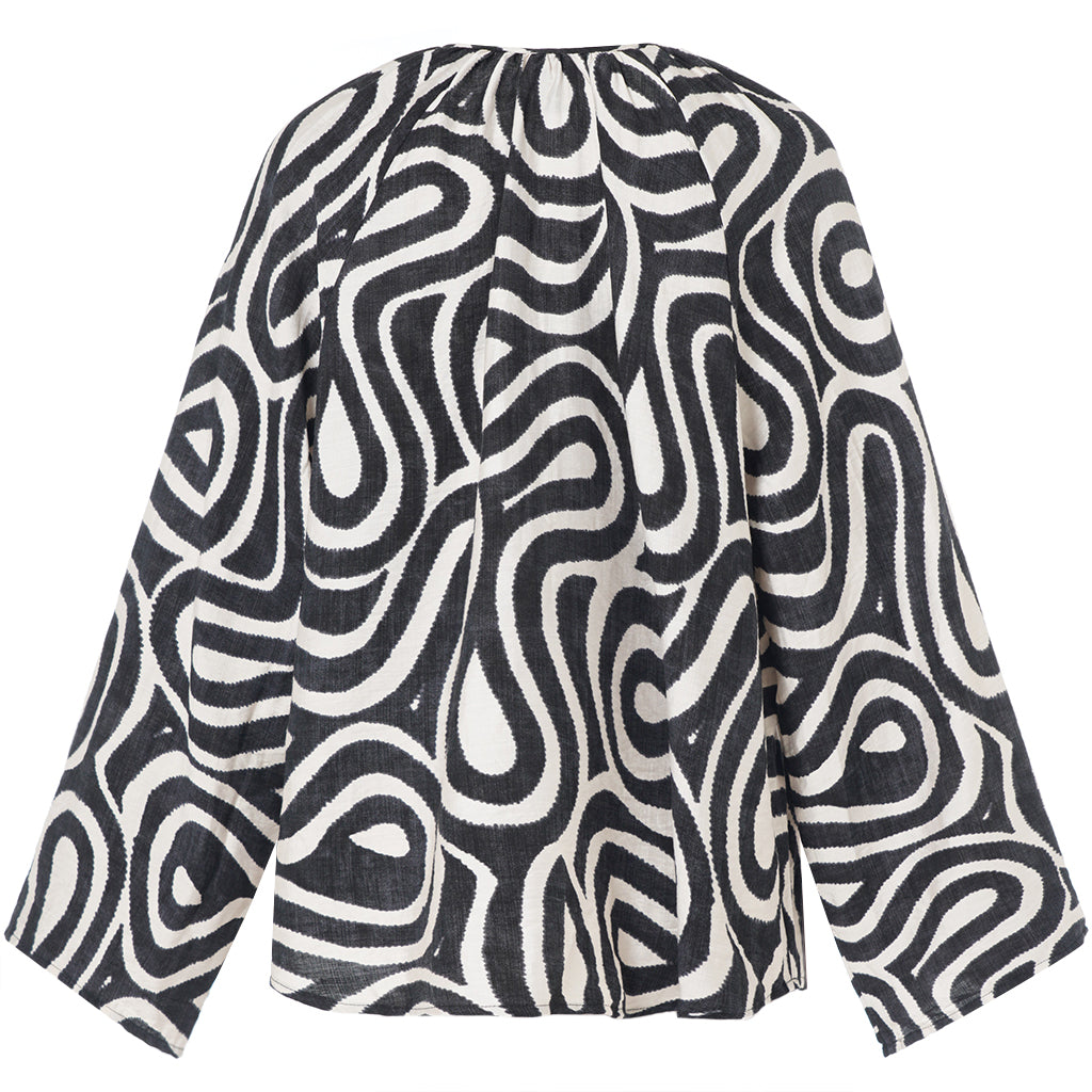 LUXZUZ // ONE TWO Eivoa Blouse Blouse 888 Phantom