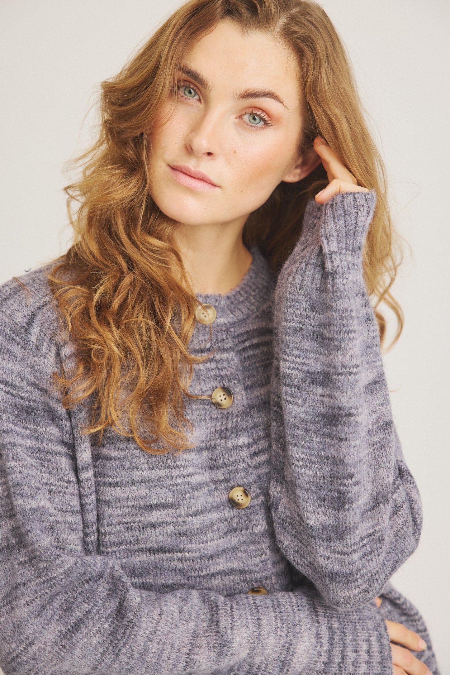 LUXZUZ // ONE TWO Elida Knit Knit 870 Dark Shadow