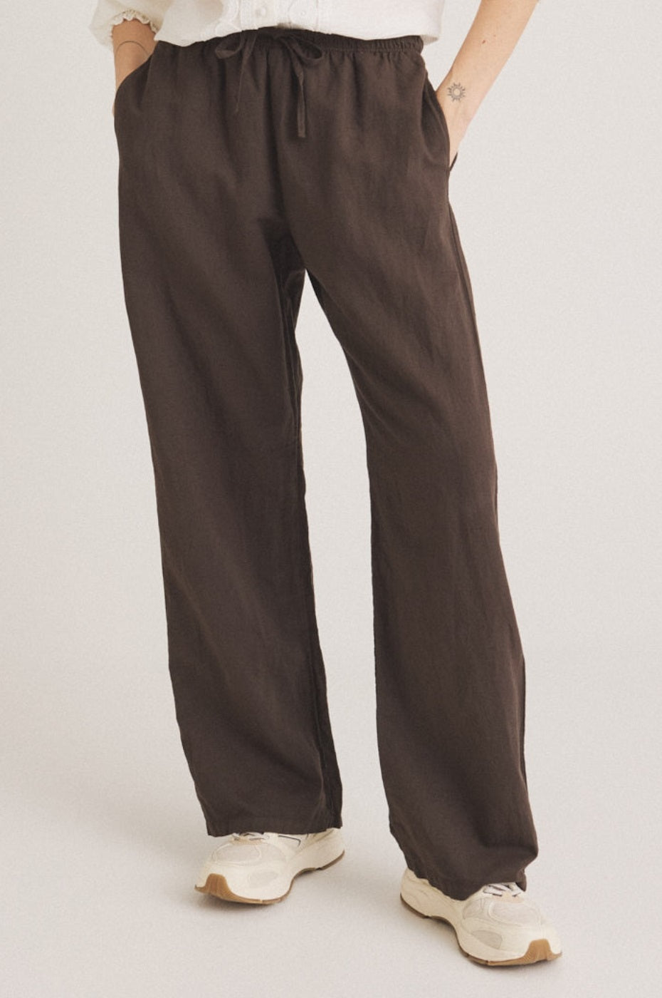 LUXZUZ // ONE TWO Elilin Pant Pant 799 Choco Lux