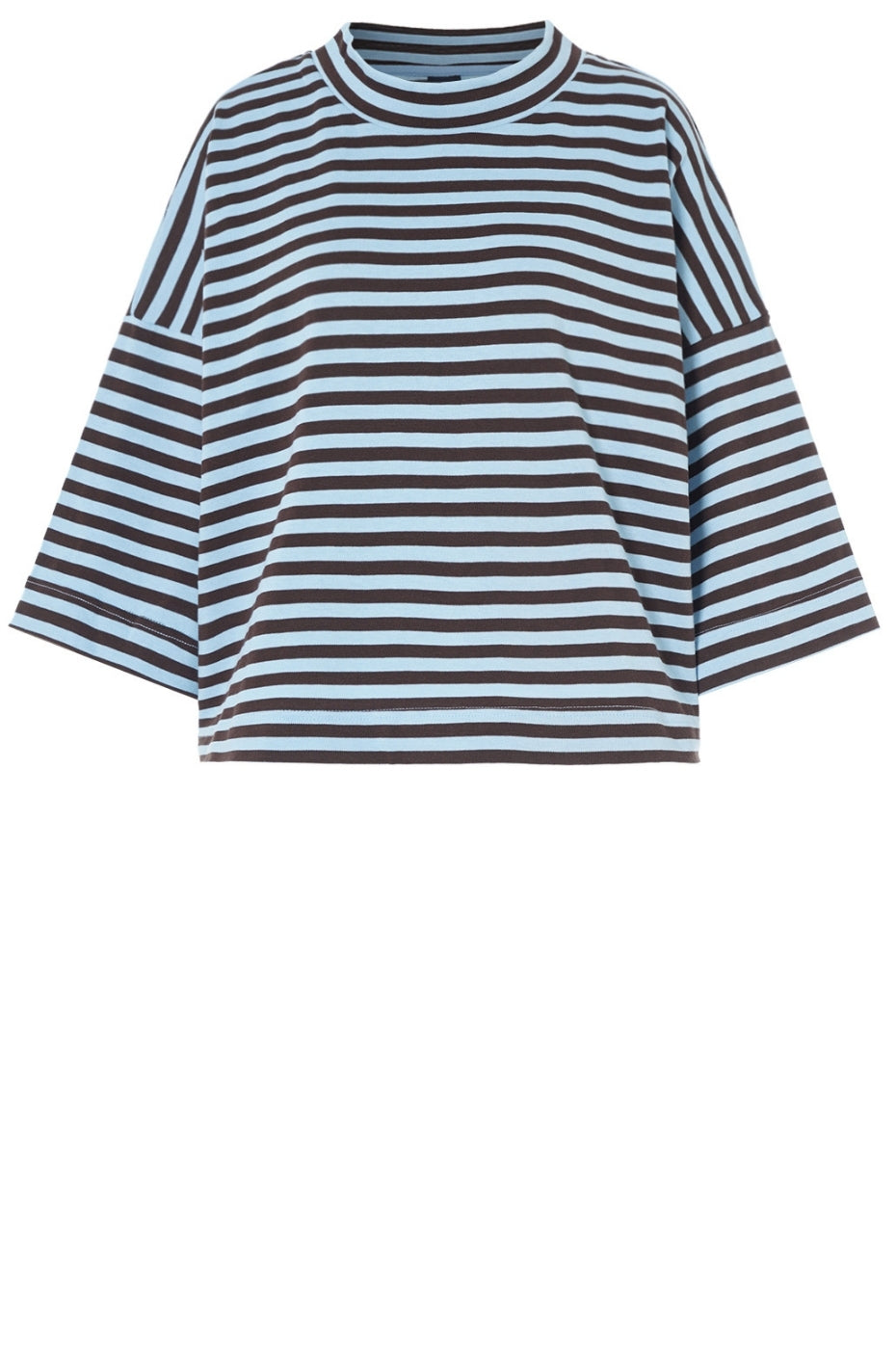 LUXZUZ // ONE TWO Julia T-Shirt T-Shirt 510 Chambray Blue