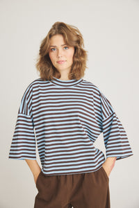 Julia Sweat - Chambray Blau