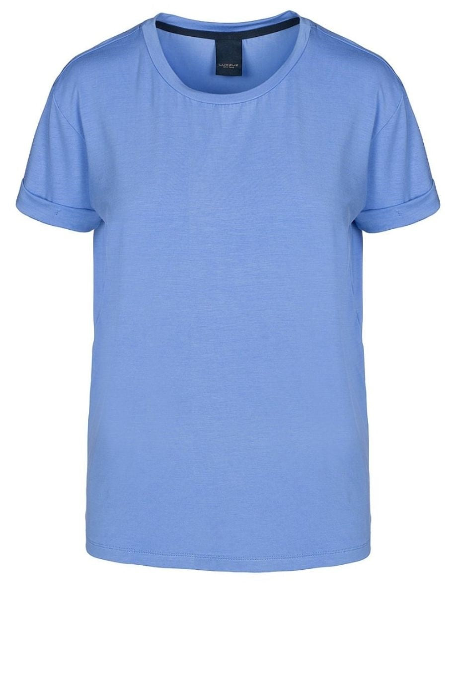 LUXZUZ // ONE TWO Karin Bamboo T-Shirt 514 Cashmere Blue