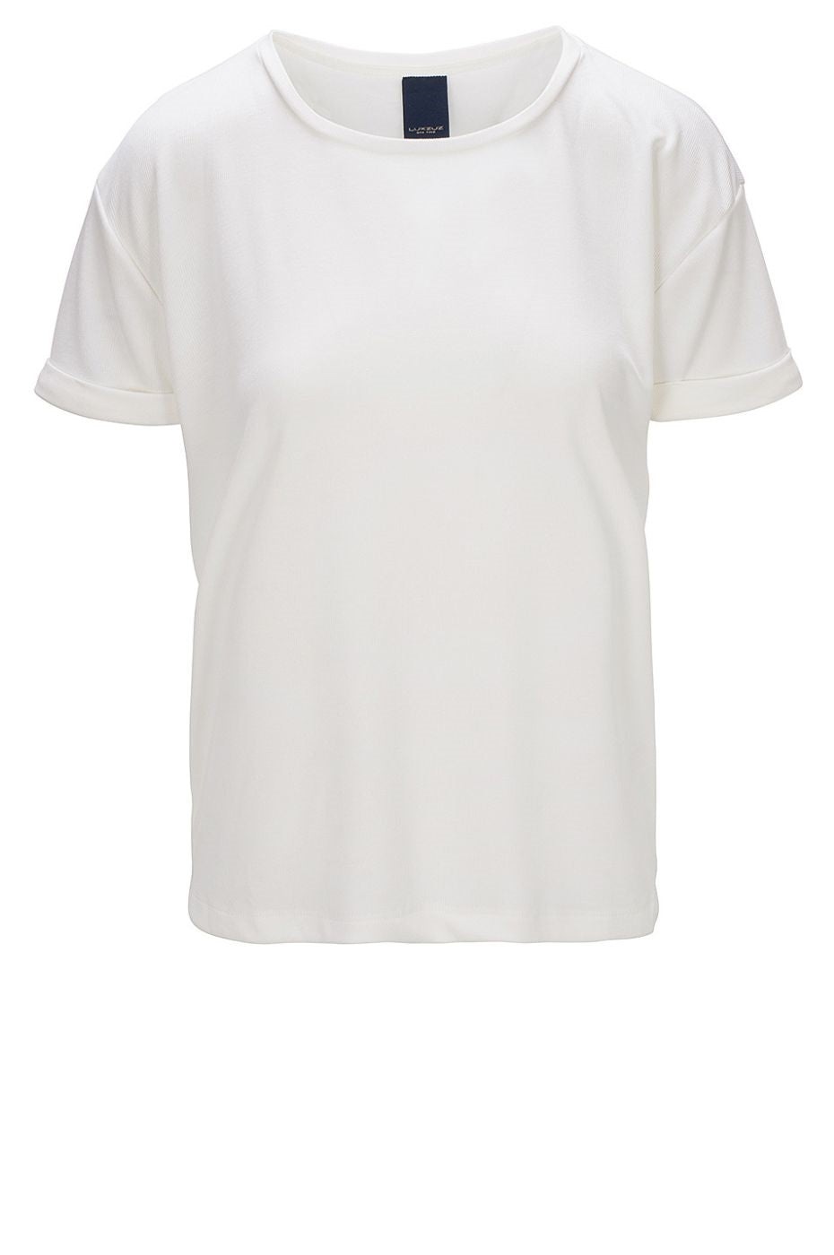 LUXZUZ // ONE TWO Karin Bamboo T-Shirt 737 Cream