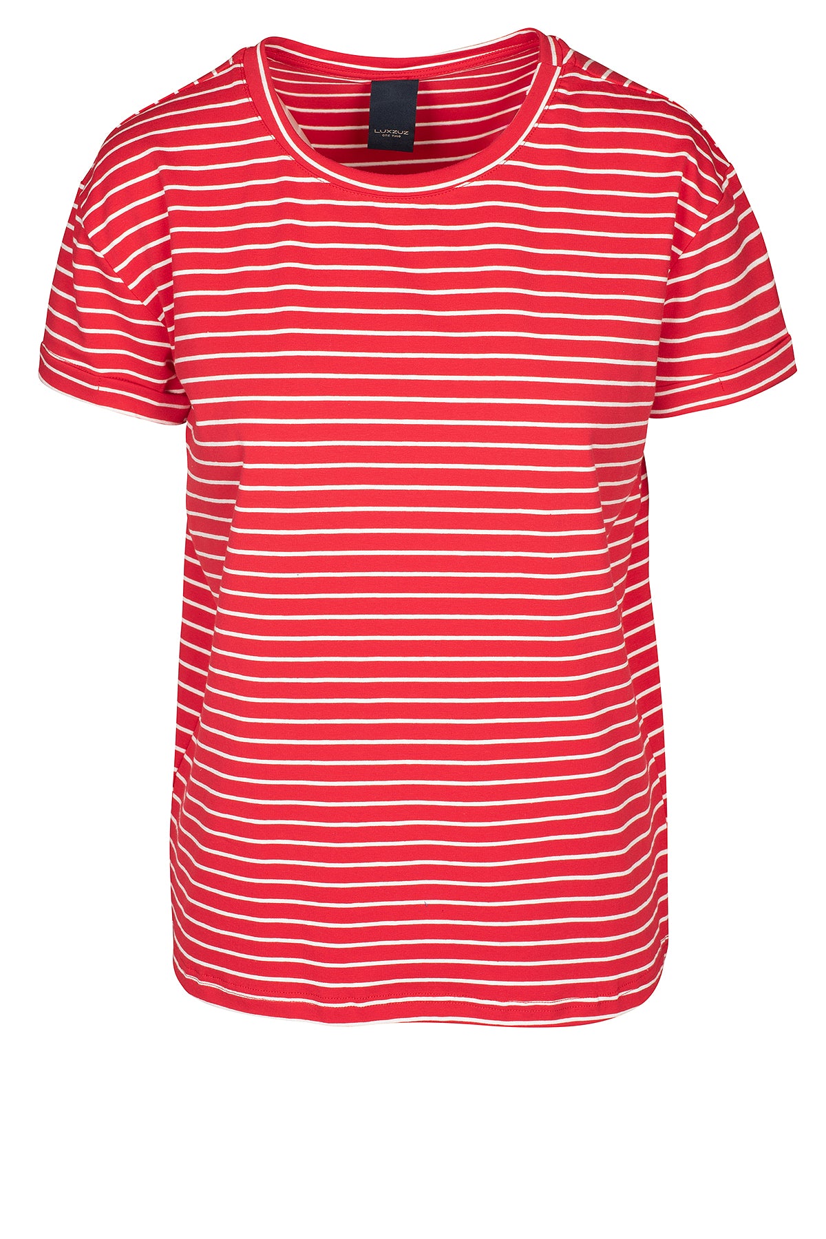 LUXZUZ // ONE TWO Karin T-shirt T-Shirt 349 Flame Scarlet