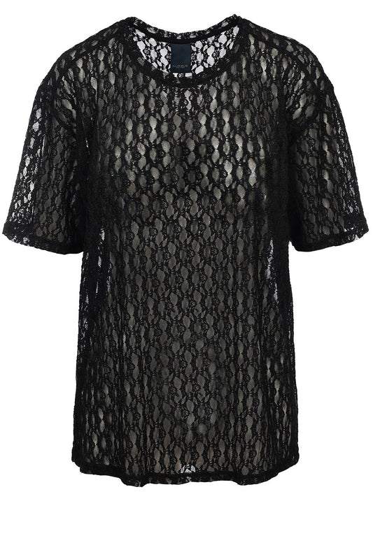 LUXZUZ // ONE TWO Monani T-shirt T-Shirt 999 Black