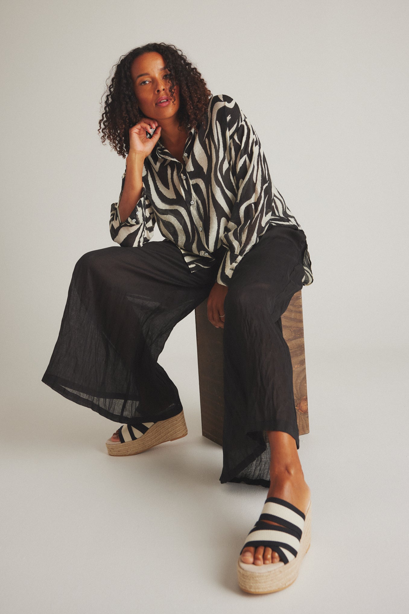 LUXZUZ // ONE TWO Senna Pant Pant 999 Black