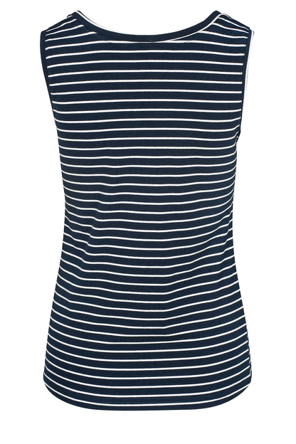 LUXZUZ // ONE TWO Adela Top Top 575 Navy Blue