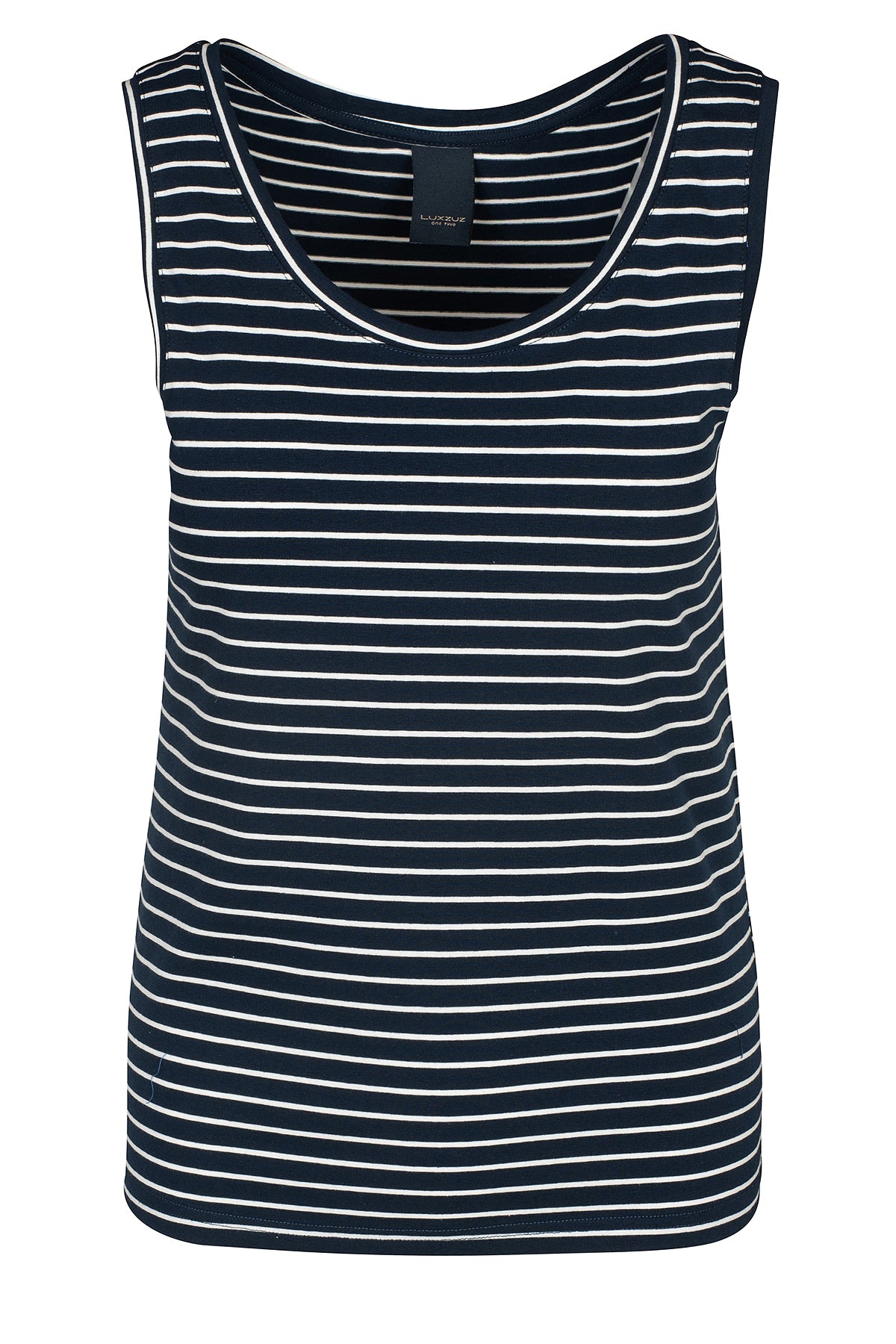 LUXZUZ // ONE TWO Adela Top Top 575 Navy Blue