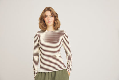 LUXZUZ // ONE TWO Amar T-shirt T-Shirt 799 Choco Lux