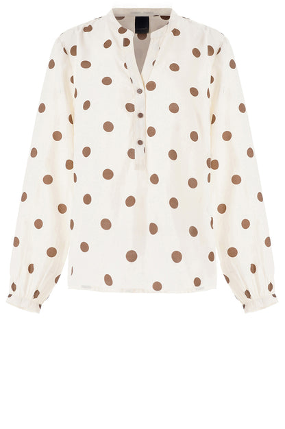 LUXZUZ // ONE TWO Ansiga Blouse Blouse 788 Chocolate Chip
