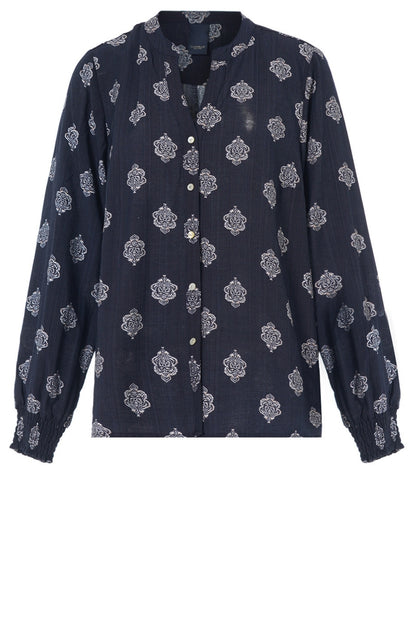 LUXZUZ // ONE TWO Arigan Shirt Shirt 577 Night Blue