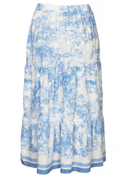 LUXZUZ // ONE TWO Babanis Skirt Skirt 514 Cashmere Blue