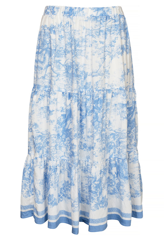 LUXZUZ // ONE TWO Babanis Skirt Skirt 514 Cashmere Blue