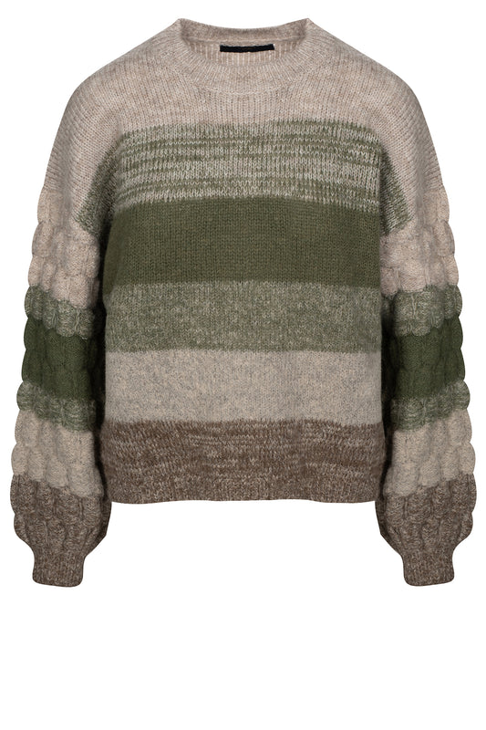 LUXZUZ // ONE TWO Camma Knit Knit 637 Dusty Olive