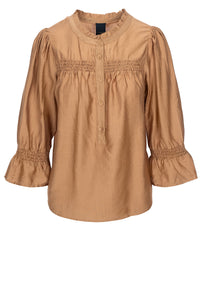 Carolama Bluse - Gilt Beige