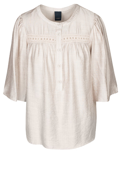 LUXZUZ // ONE TWO Carolanti Blouse Blouse 712 Sandshell