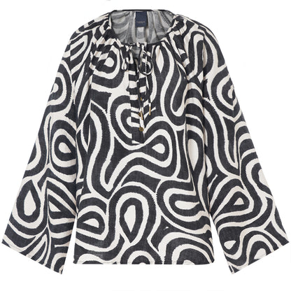 LUXZUZ // ONE TWO Eivoa Blouse Blouse 888 Phantom