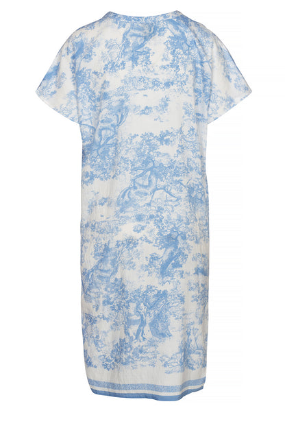 LUXZUZ // ONE TWO Georgo Drerss Dress 514 Cashmere Blue