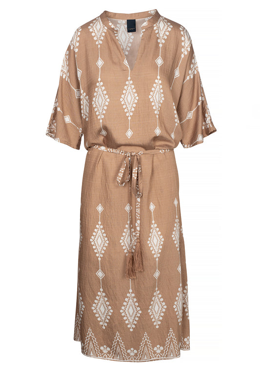 LUXZUZ // ONE TWO Jasmina Dress Dress 723 Warm Taupe