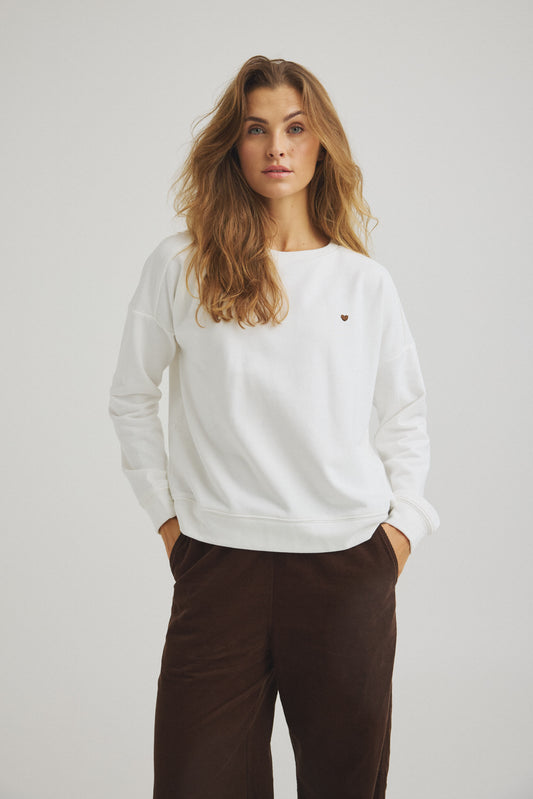 LUXZUZ // ONE TWO Jeanie Sweat Sweat 737 Cream