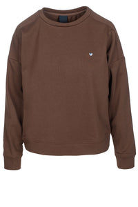 Jeanie Sweat - Kakaobraun