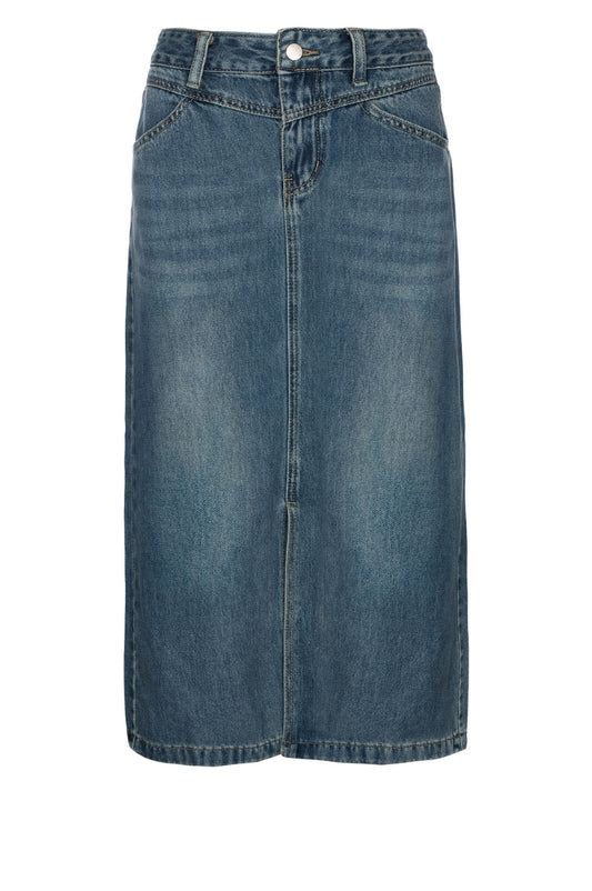 LUXZUZ // ONE TWO Jeansa Skirt Skirt 531 Faded Denim