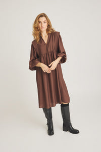 Jerica Dress - Suitcase Brown