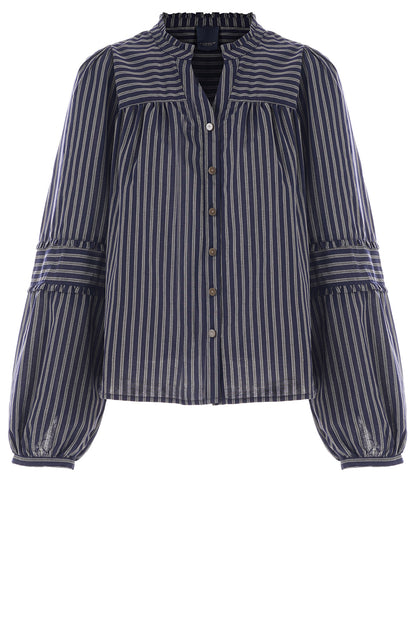 LUXZUZ // ONE TWO Jing Blouse Blouse 577 Night Blue