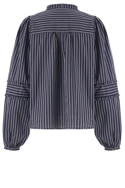 LUXZUZ // ONE TWO Jing Blouse Blouse 577 Night Blue