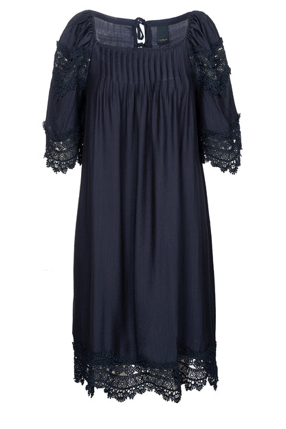 LUXZUZ // ONE TWO Jirina Dress Dress 575 Navy Blue