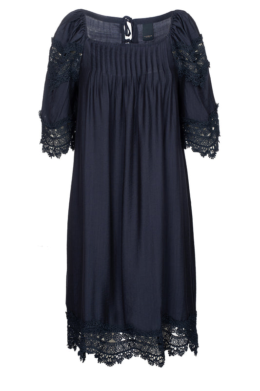 LUXZUZ // ONE TWO Jirina Dress Dress 575 Navy Blue
