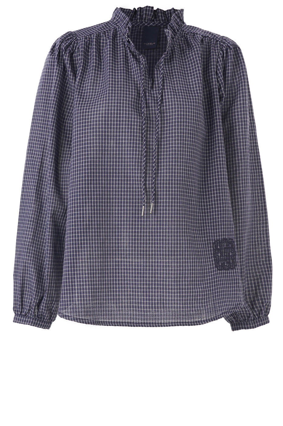 LUXZUZ // ONE TWO Josine Blouse Blouse 577 Night Blue