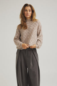 Joye Knit – Tiefes Taupe