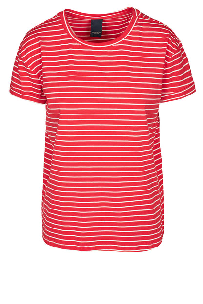 LUXZUZ // ONE TWO Karin T-shirt T-Shirt 349 Flame Scarlet
