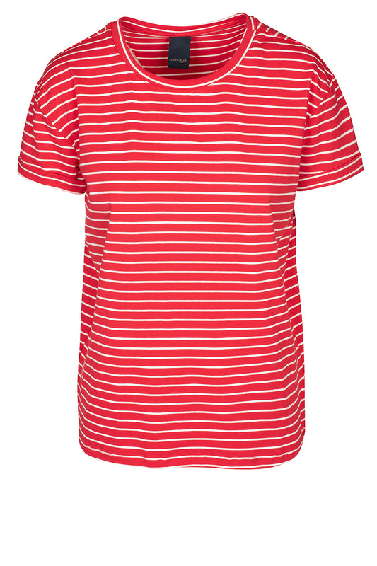 LUXZUZ // ONE TWO Karin T-shirt T-Shirt 349 Flame Scarlet
