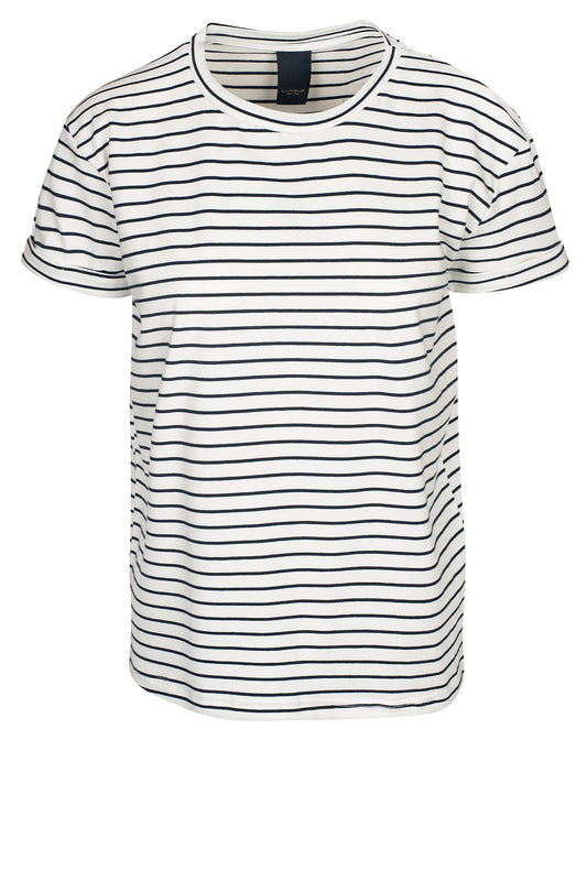 LUXZUZ // ONE TWO Karin T-shirt T-Shirt 575 Navy Blue