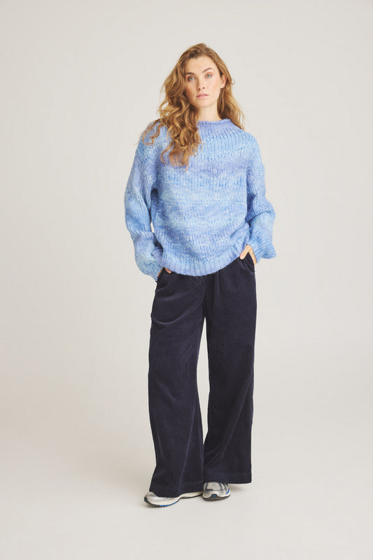 LUXZUZ // ONE TWO Kiki Knit Knit 535 Colony Blue