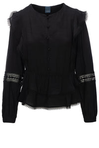 Marleen Bluse - Schwarz
