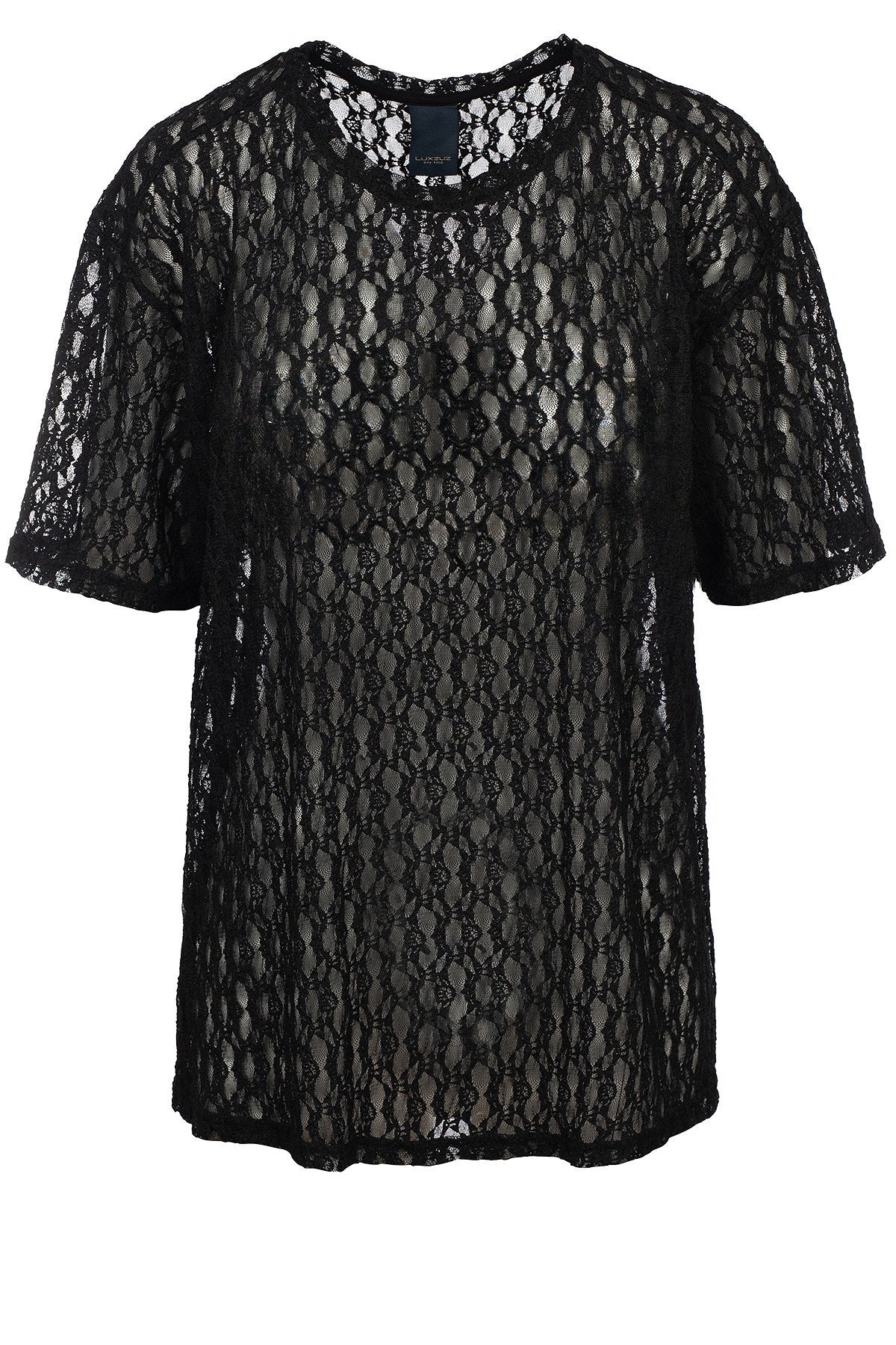 LUXZUZ // ONE TWO Monani T-shirt T-Shirt 999 Black