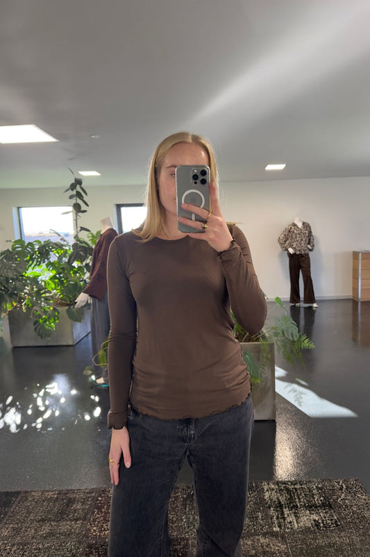 LUXZUZ // ONE TWO Sigba Bamboo T-shirt T-Shirt 795 Coffee Bean