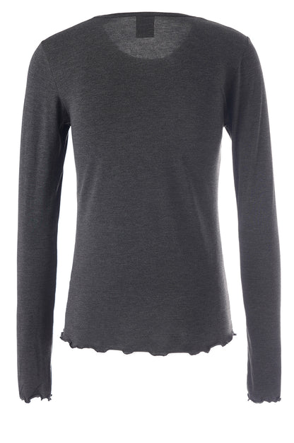 LUXZUZ // ONE TWO Sigba Bamboo T-shirt T-Shirt 816 Dark Grey Melange