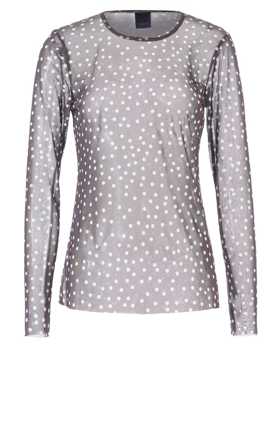 LUXZUZ // ONE TWO Sigborg Dot Mesh T-shirt T-Shirt 787 Delicioso