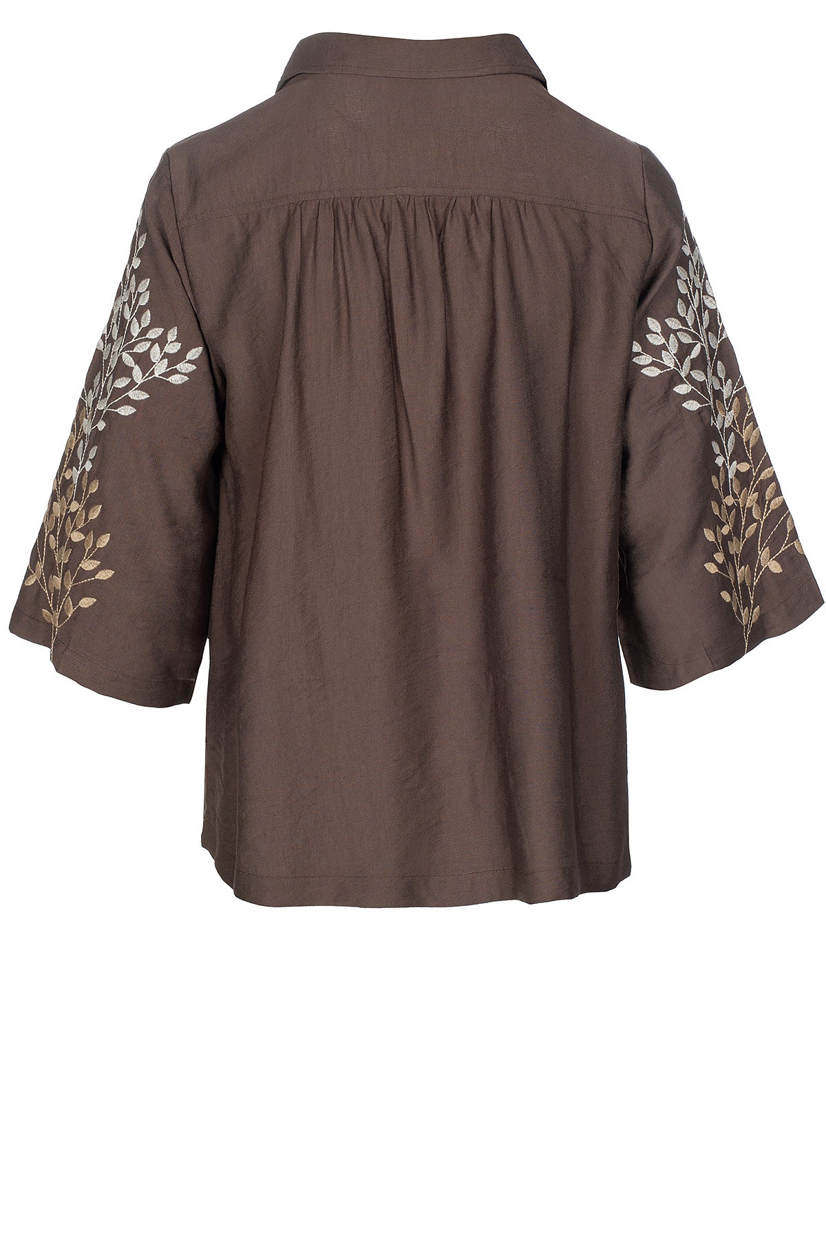LUXZUZ // ONE TWO Siwa Blouse Blouse 788 Chocolate Chip